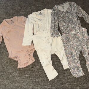 H&M Kids Matching Set - Pink, White, Floral